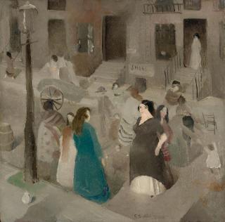 Edwin Walter Dickinson - East Side Street, New York