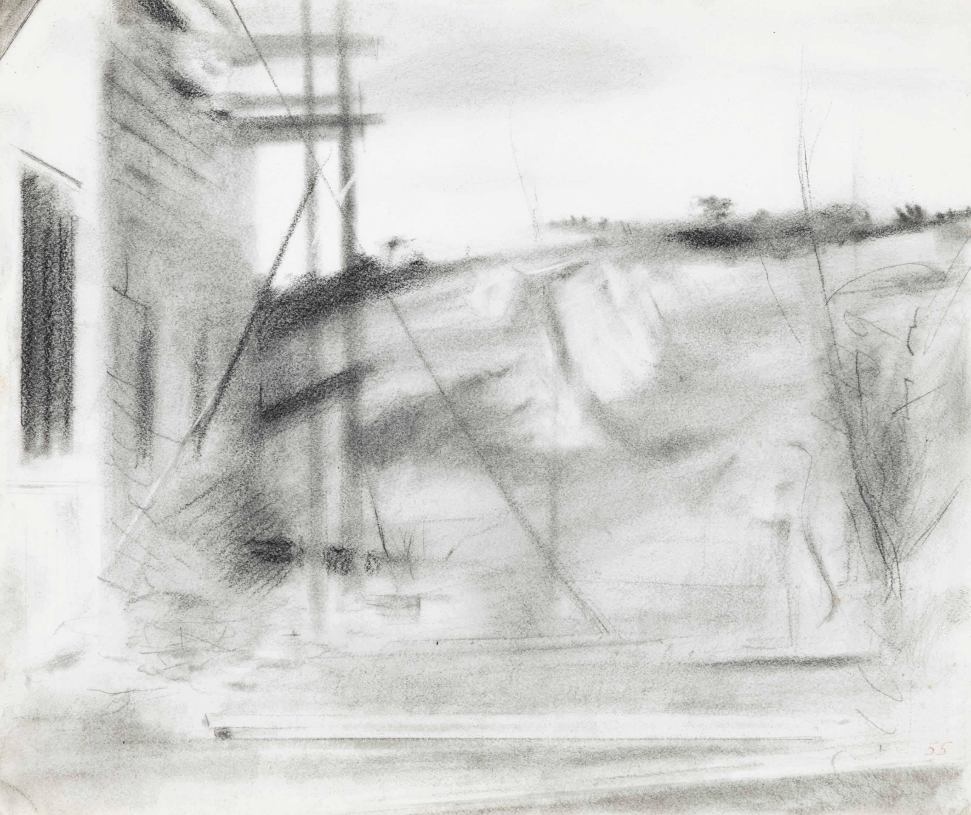 Edwin Walter Dickinson - Shingling, Dickinson House