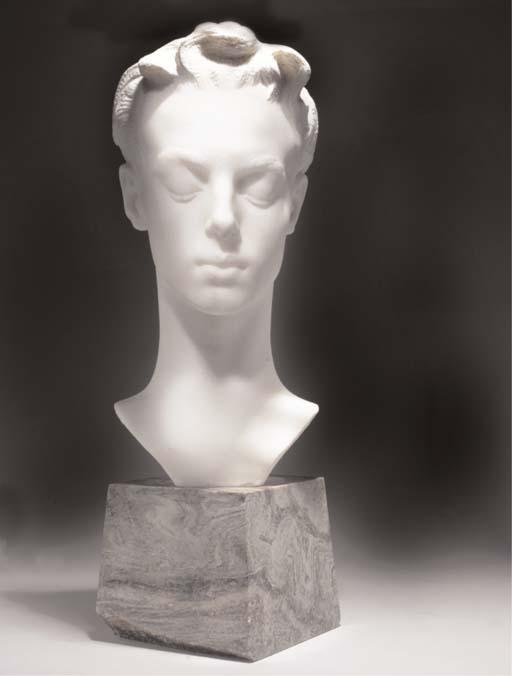 Edwin Whitney-Smith - Head of a young man