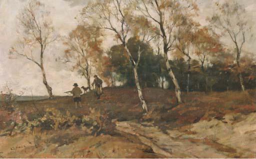 Edzard Koning - Huntsmen on the heath