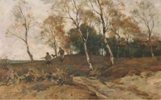 Edzard Koning - Huntsmen on the heath