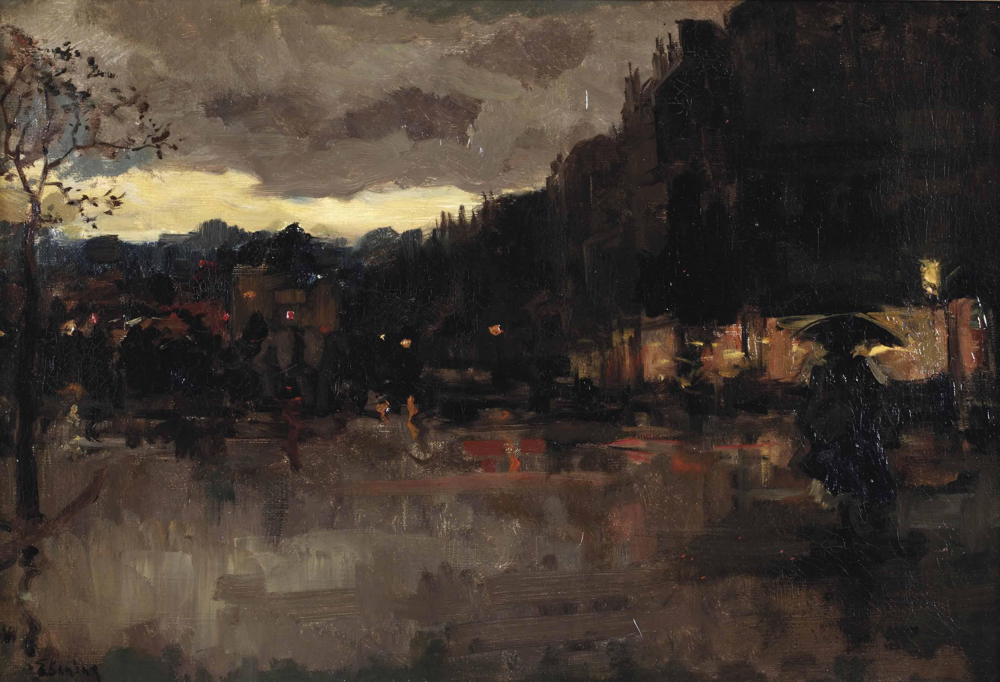 Edzard Koning - Town View By Night