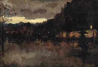 Edzard Koning - Town View By Night