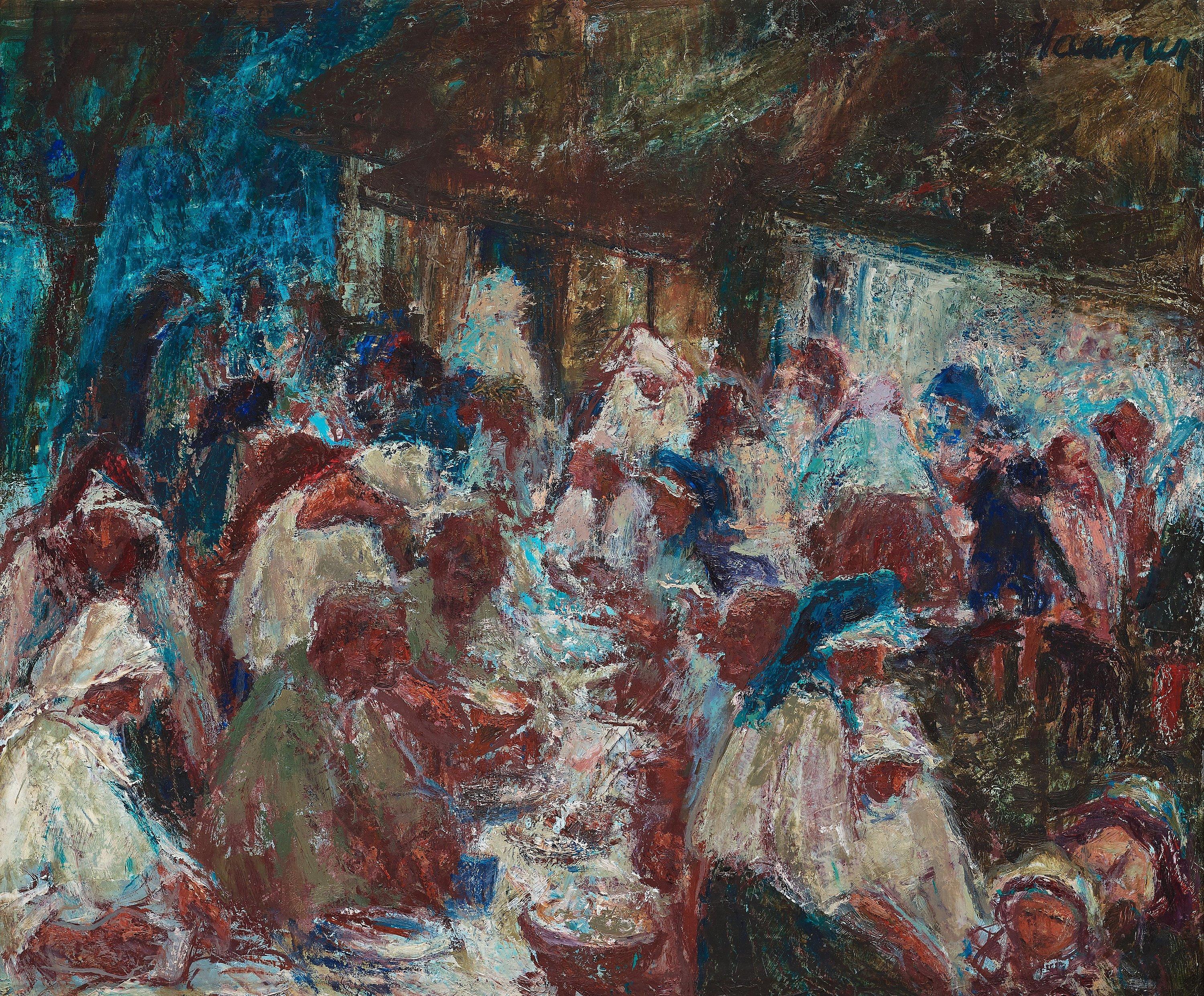 Eerik Haamer - Market scene