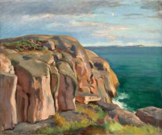 Eero Järnefelt - Cliffs On The Shore Of Kaivopuisto.