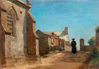 Eero Järnefelt - View From A Village.