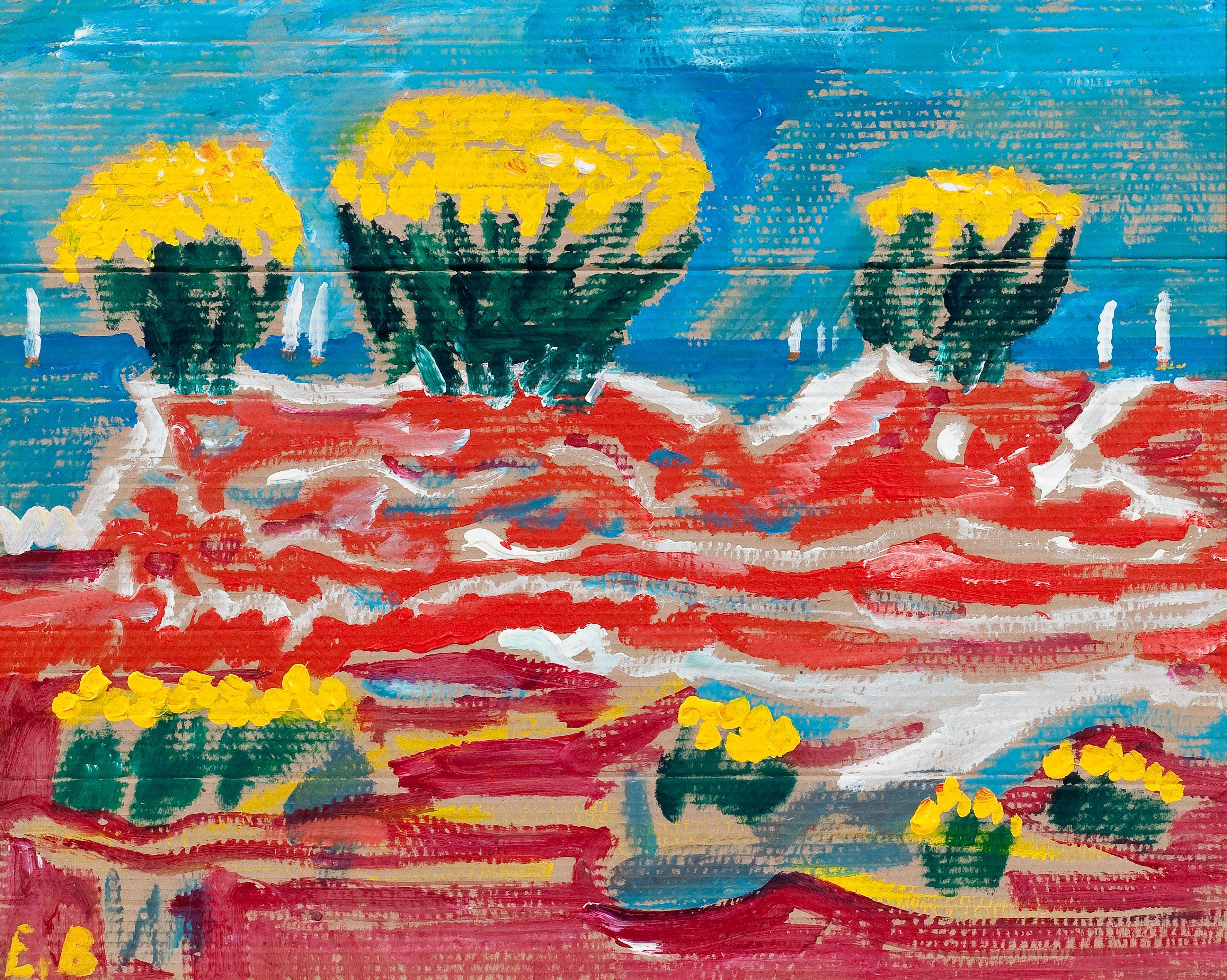 Eero von Boehm - Yellow Flowers.