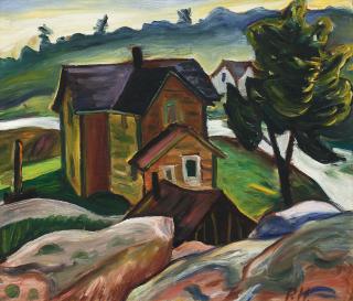 Efa Prudence Heward - White Fish Falls, Georgian Bay