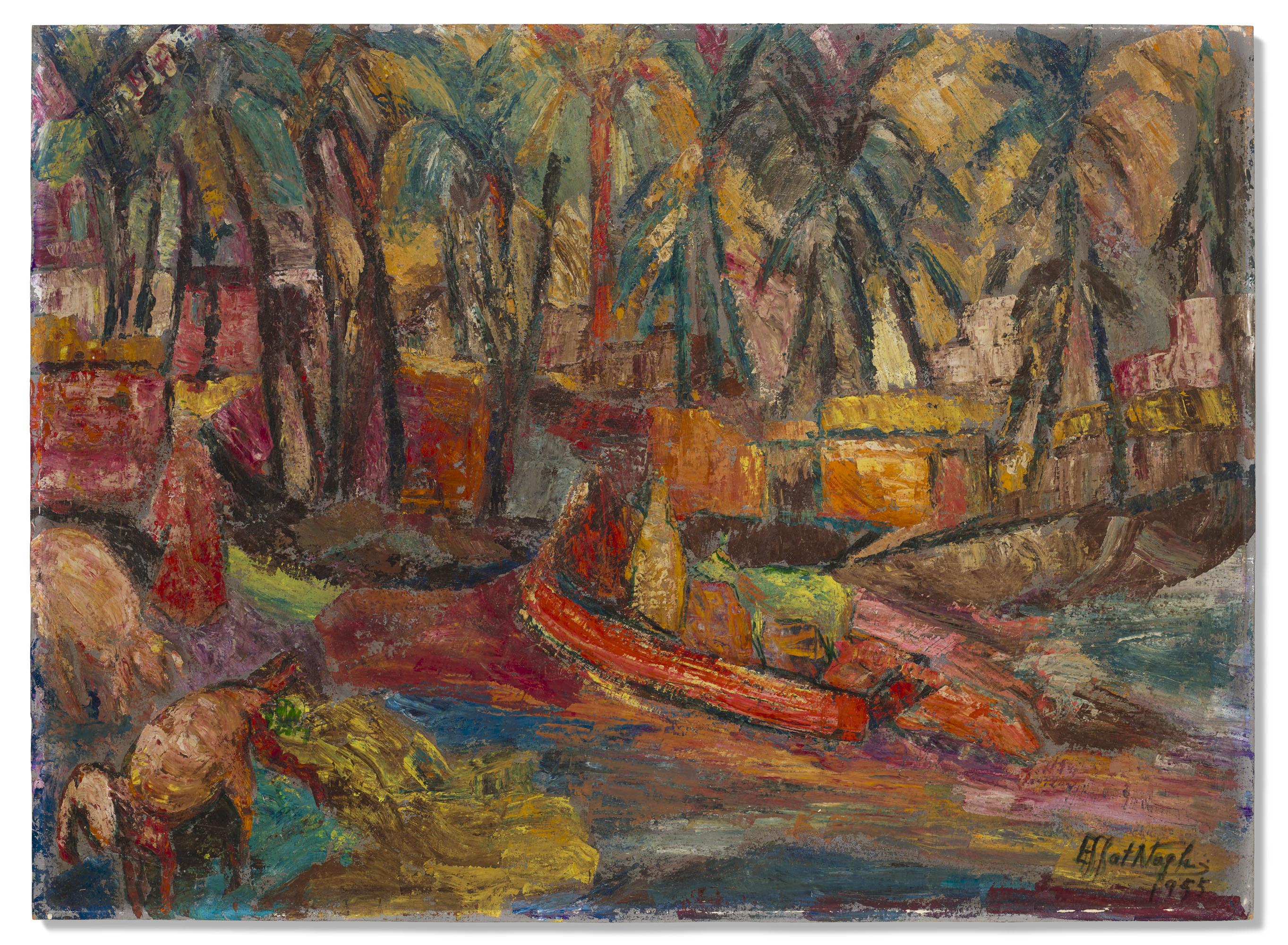 Effat Naghi - Paysage À Minya