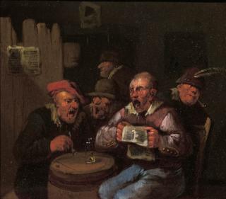 Egbert Van Heemskerck II - Boors singing in a tavern
