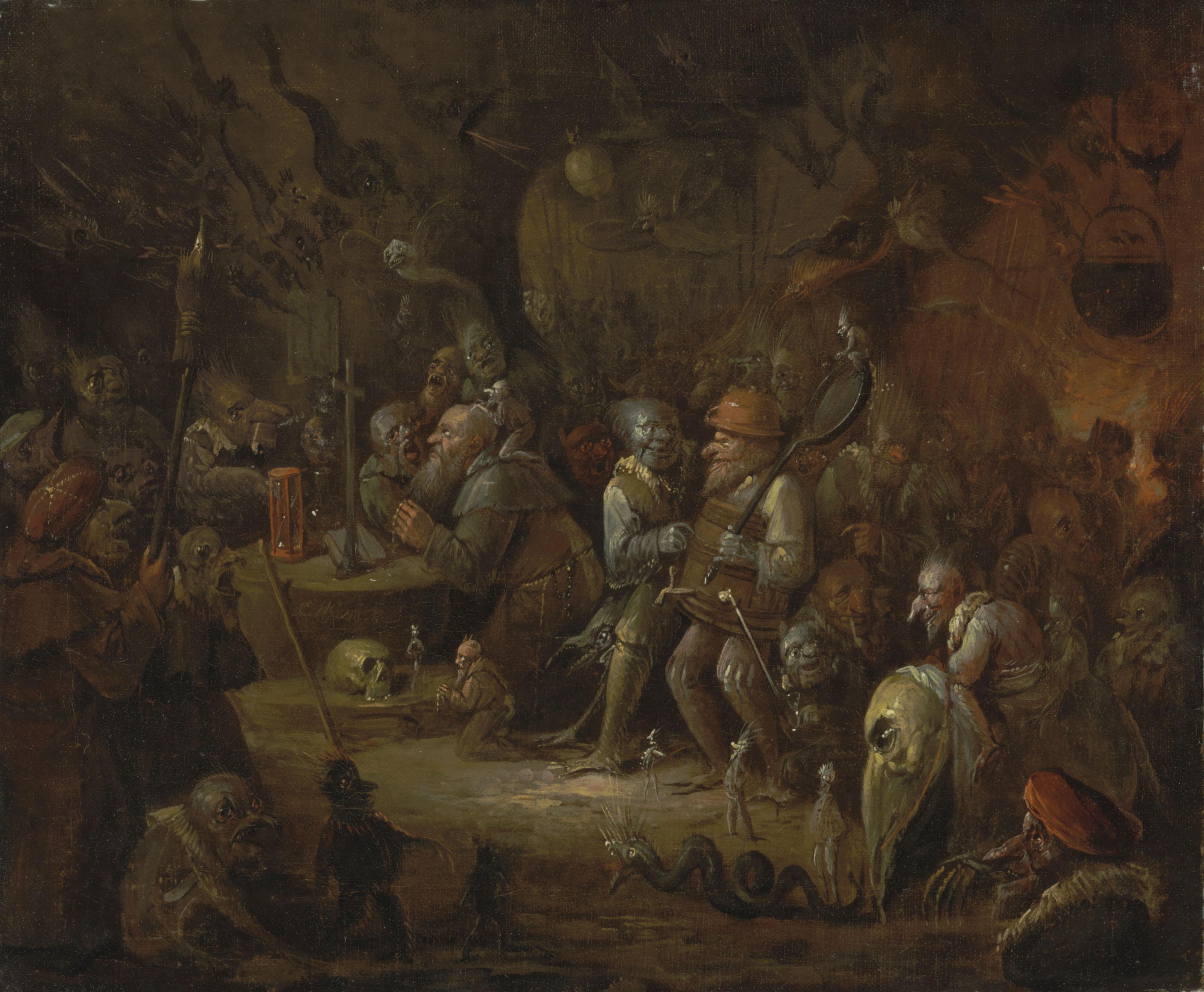 Egbert Van Heemskerck Ii - The Temptation of Saint Anthony