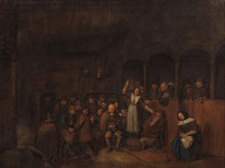 Egbert van Heemskerck the Elder - A Quakers\' meeting