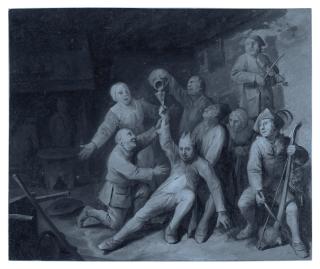 Egbert van Heemskerck the Elder - The King Drinks