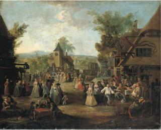 Egbert van Heemskerk - A town kermesse