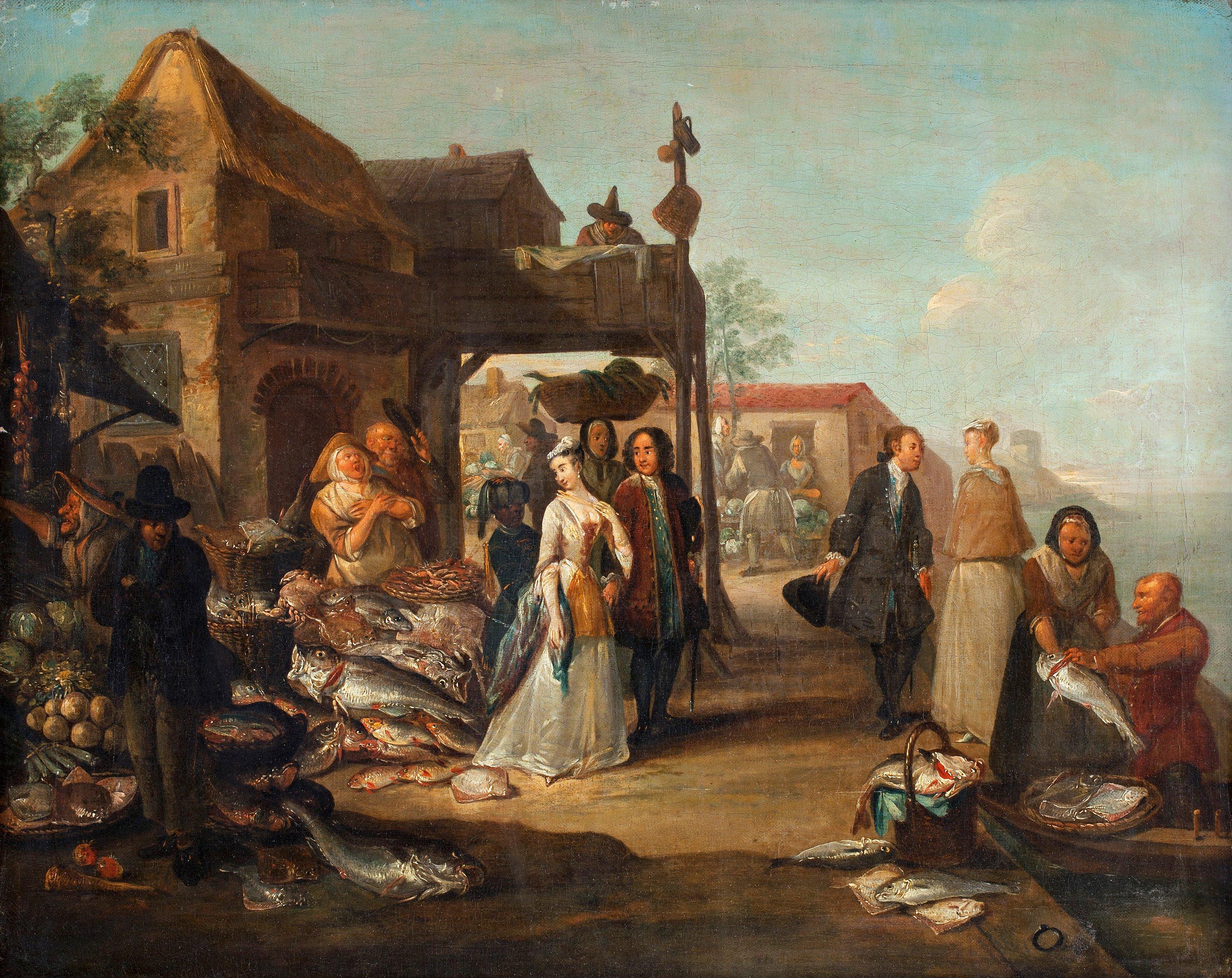 Egbert van Heemskerk - Fishmarket