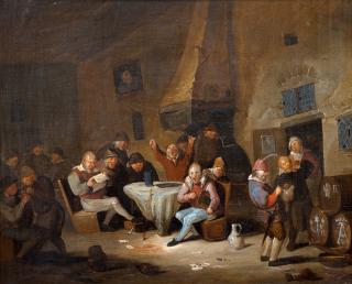 Egbert van Heemskerk - Scen From The Tavern.
