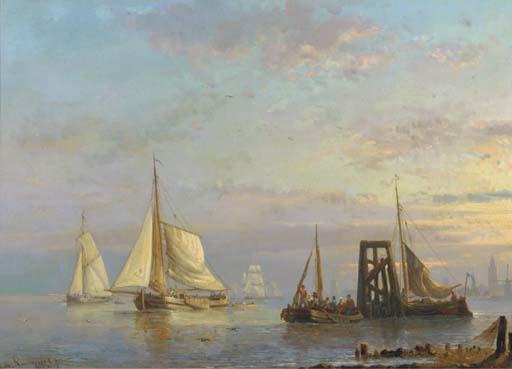 Egidius Linnig - Shipping on a calm