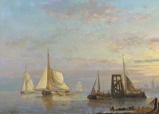 Egidius Linnig - Shipping on a calm