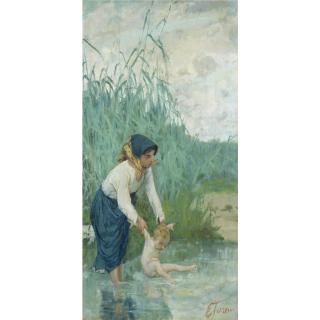 Egisto Ferroni - Il Bagno Nel Torrente