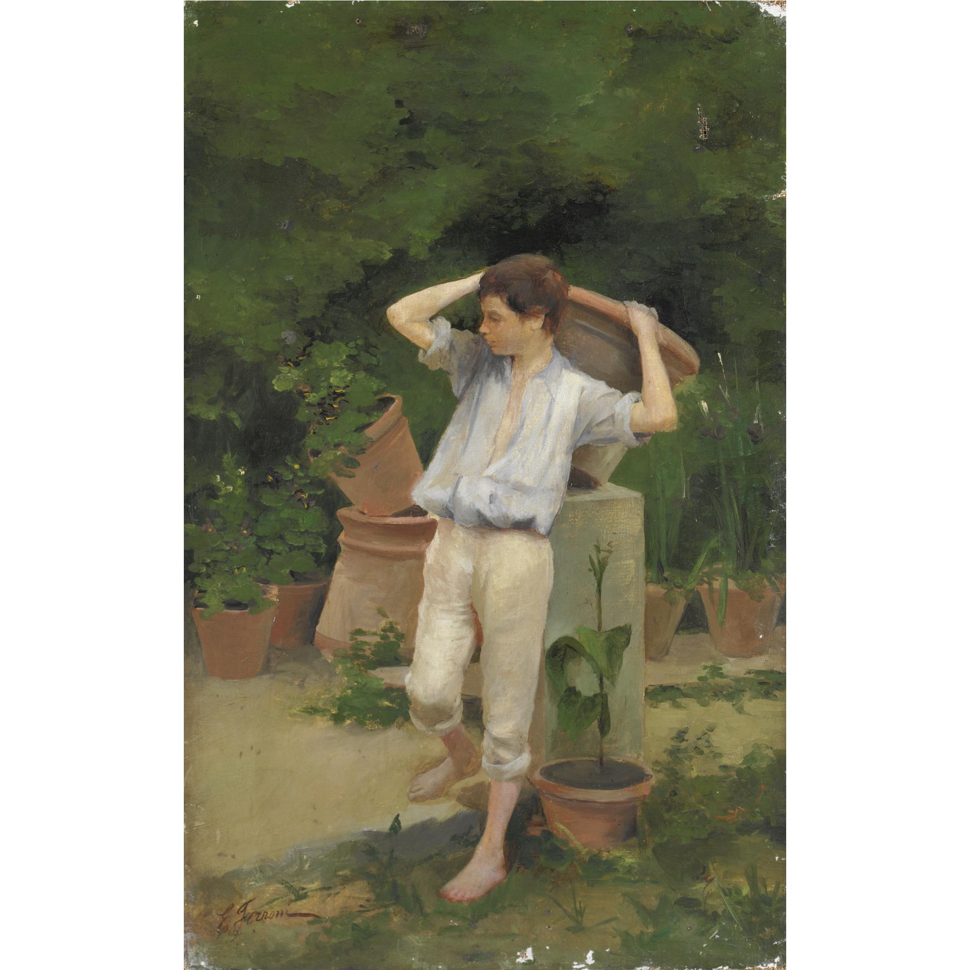 Egisto Ferroni - Il Giovane Vasaio