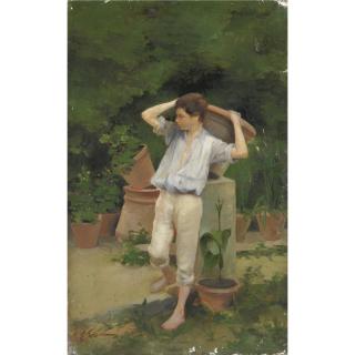 Egisto Ferroni - Il Giovane Vasaio