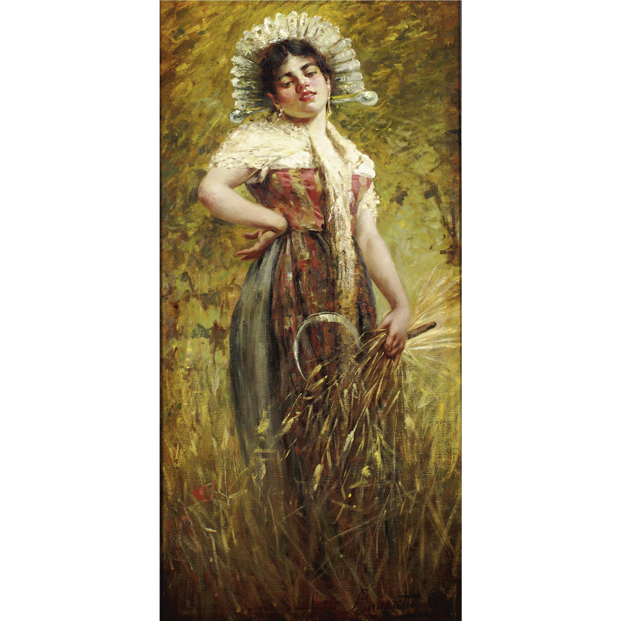 Egisto Lancerotto - Giovanna Contadina