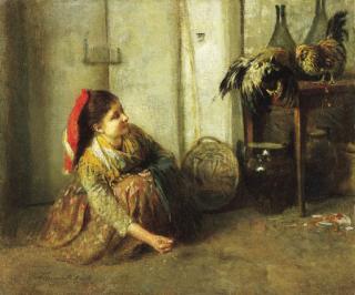 Egisto Lancerotto - Il mangime ai polli