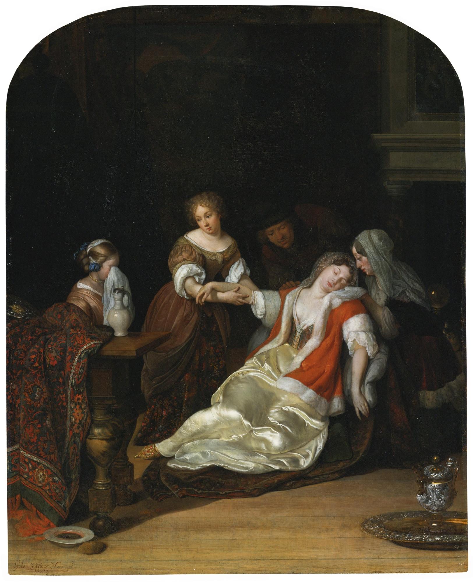 Eglon Hendrick Van Der Neer - The Fainting Fit