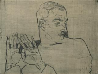 Egon Schiele - Bildnis Arthur Roessler
