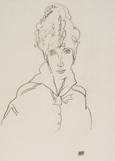 Egon Schiele - Bildnis Edith Schiele