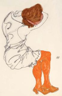 Egon Schiele - Das schlafende Mädchen