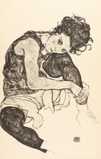 Egon Schiele - Folge von 12 Bll.: Zeichnungen.