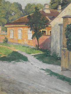 Egon Schiele - Haus In Hütteldorf (House In Hütteldorf)