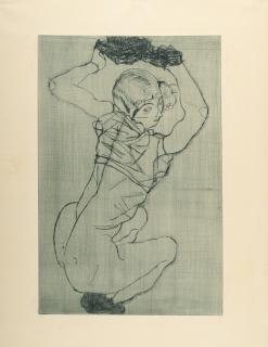 Egon Schiele - Kauernde