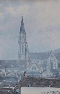 Egon Schiele - Kirche zu Klosterneuburg