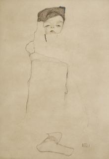 Egon Schiele - Kleinkind (Baby)