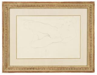 Egon Schiele - Kniender weiblicher Akt (recto); Sitzender Akt (verso)