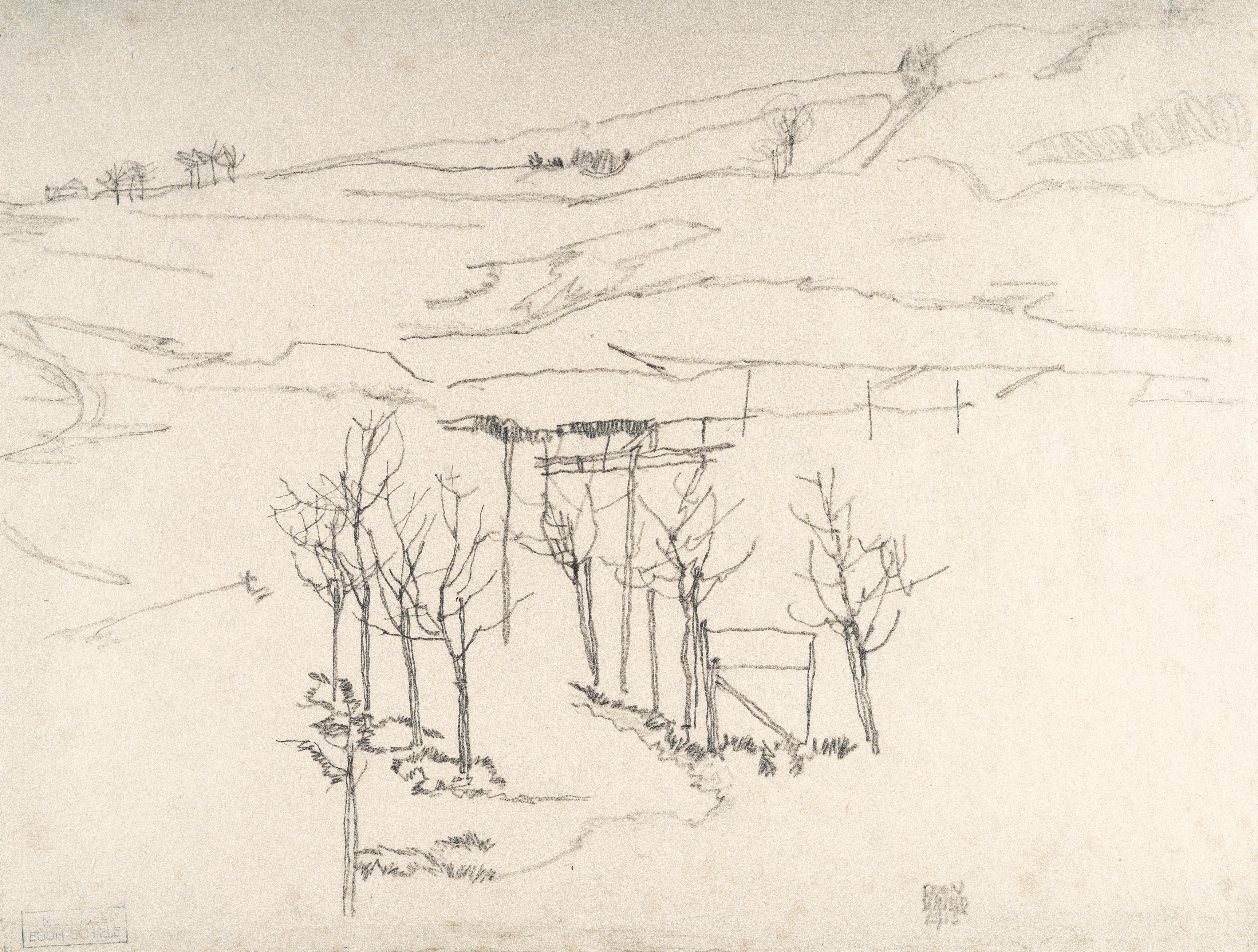 Egon Schiele - Landschaft
