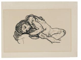 Egon Schiele - Mädchen (Girl)