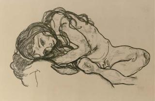 Egon Schiele - Mädchen (K. 17)