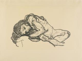 Egon Schiele - Mädchen (Kallir 17.B)