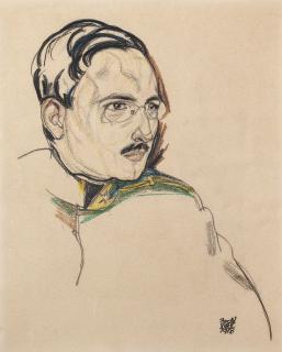 Egon Schiele - Offiziersporträt