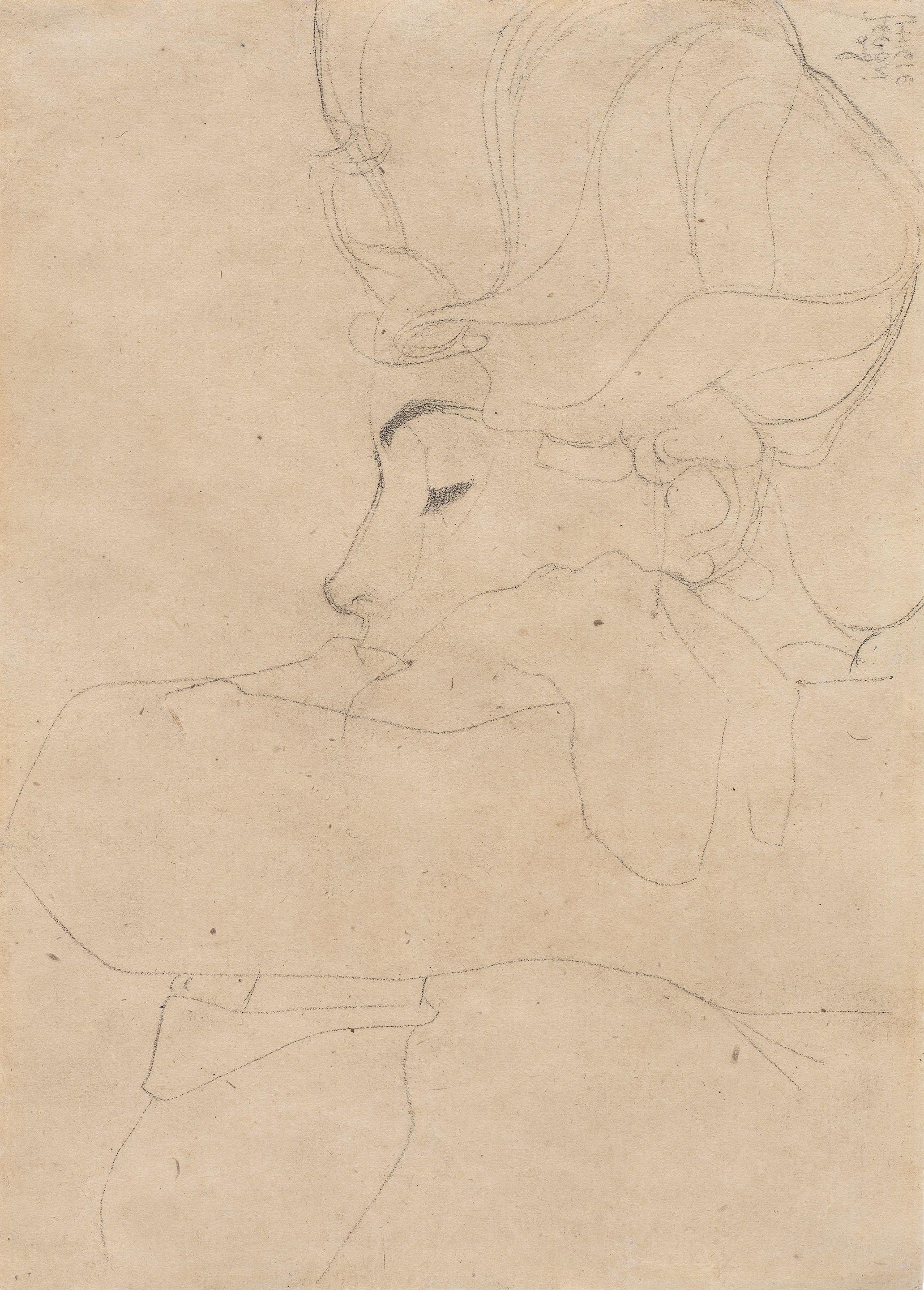 Egon Schiele - Porträt einer Dame