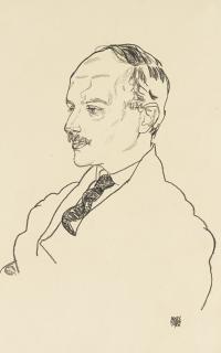 Egon Schiele - Porträt Guido Arnot (Portrait Of Guido Arnot)