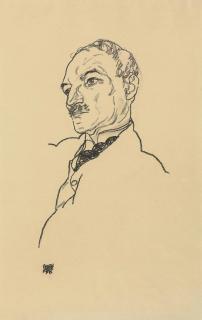 Egon Schiele - Portrait Of August Lederer