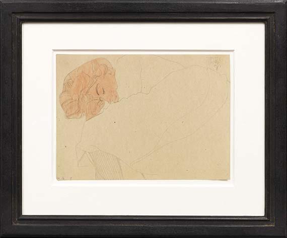 Egon Schiele - Schlafendes Mädchen (Melanie Schiele)