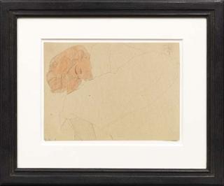 Egon Schiele - Schlafendes Mädchen (Melanie Schiele)