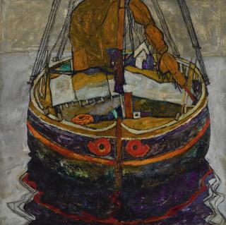 Egon Schiele - Triestiner Fischerboot (Trieste Fishing Boat)