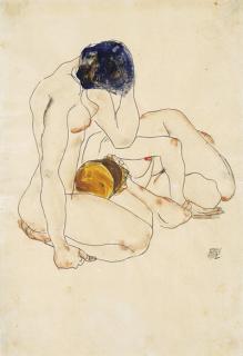 Egon Schiele - Zwei Freundinnen
