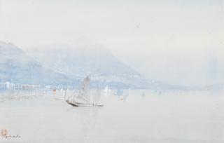 Eika Kato - View of Hong Kong harbour